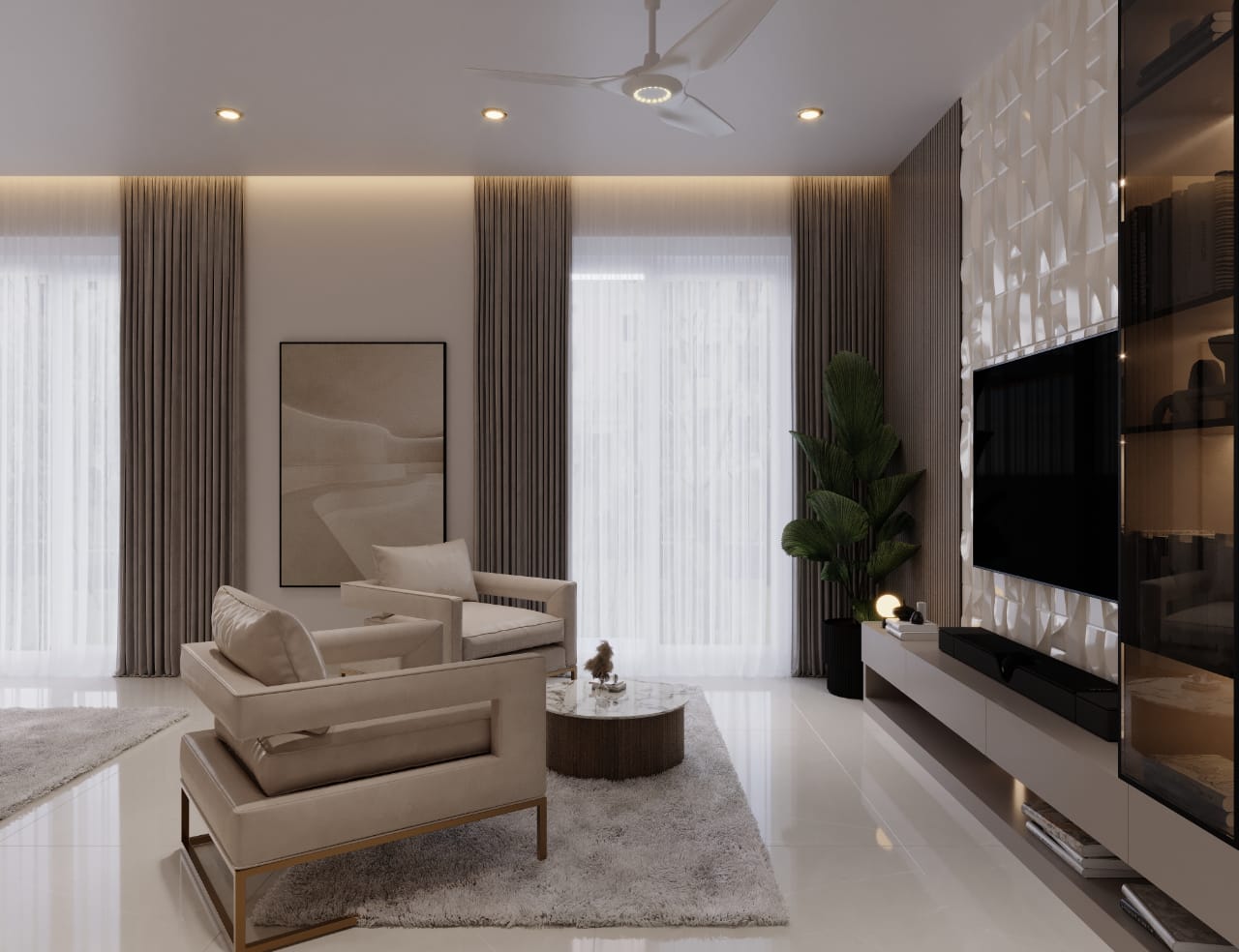 Living Room Interiors — Classy Creations Bengaluru